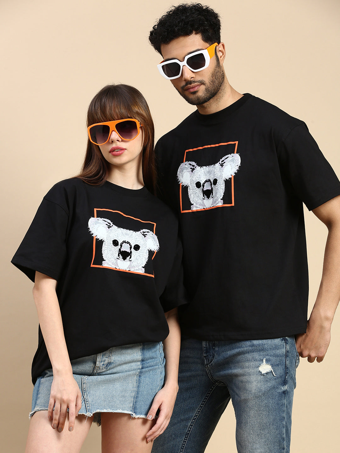 Unisex Graphic Printed Drop Shoulder Oversized T-Shirt