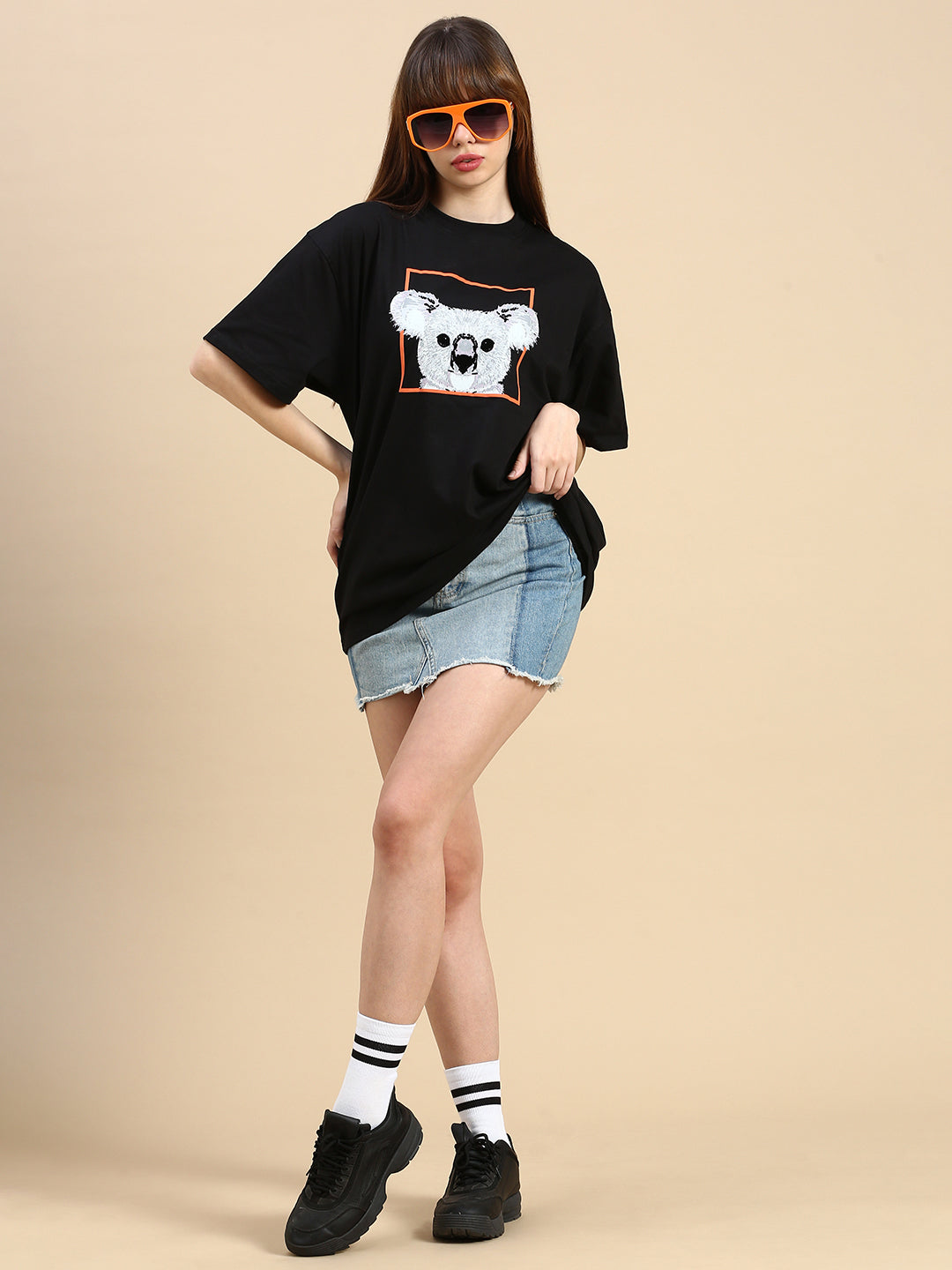 Unisex Graphic Printed Drop Shoulder Oversized T-Shirt