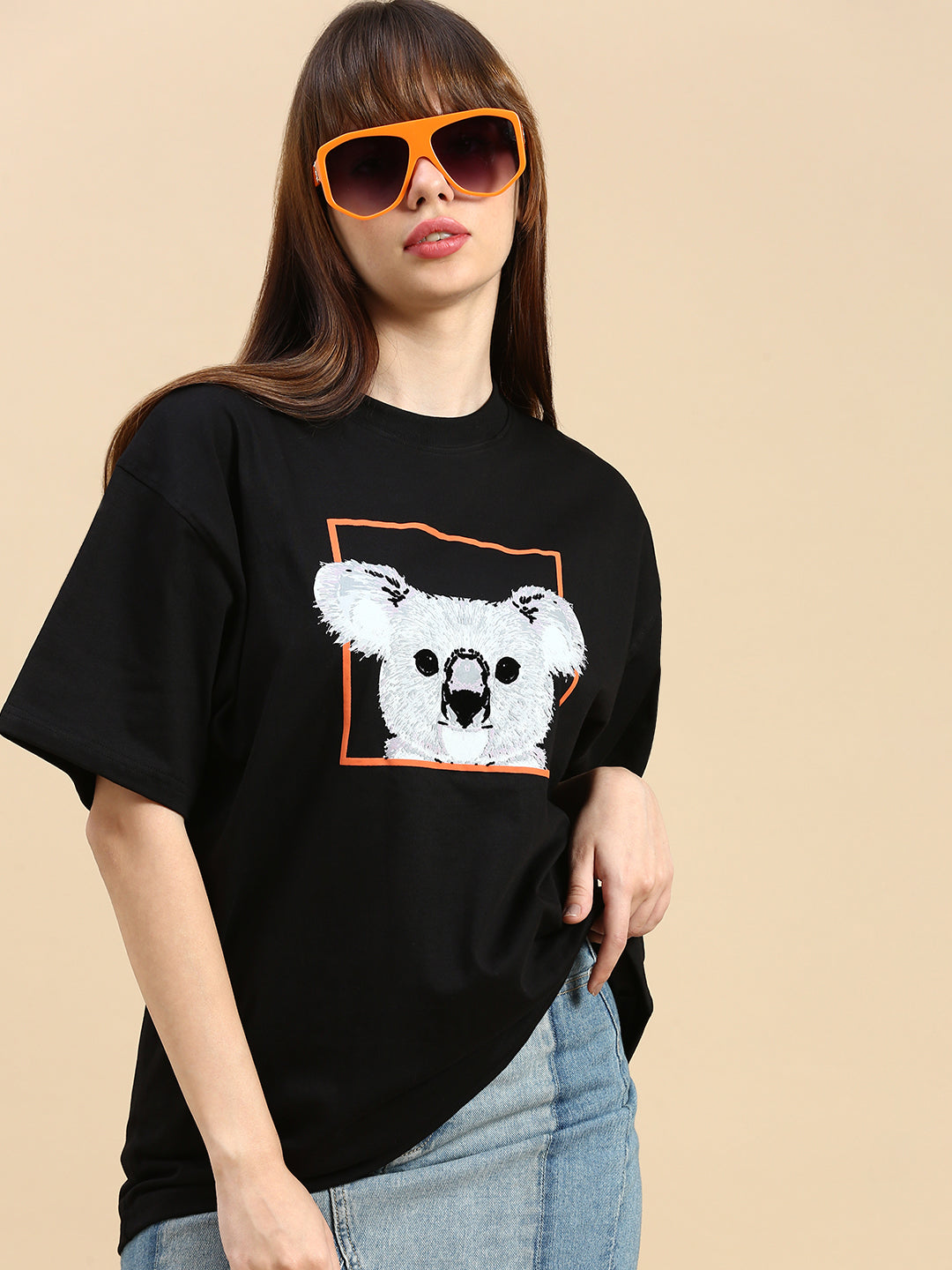 Unisex Graphic Printed Drop Shoulder Oversized T-Shirt