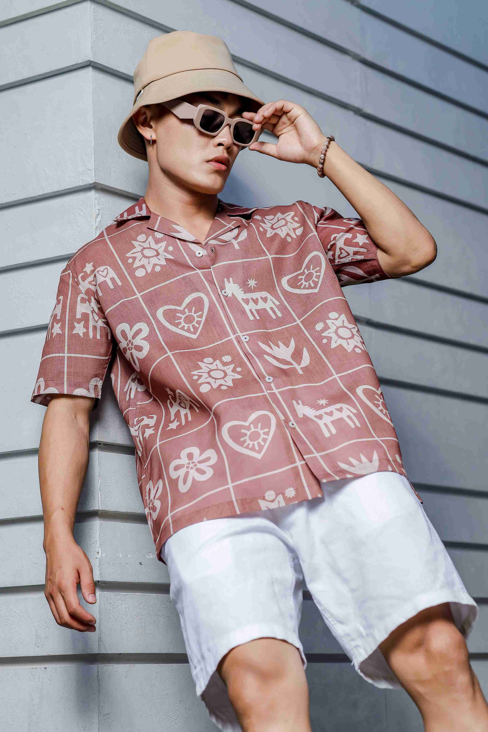 Cuban Collar Oversized Resort Shirt