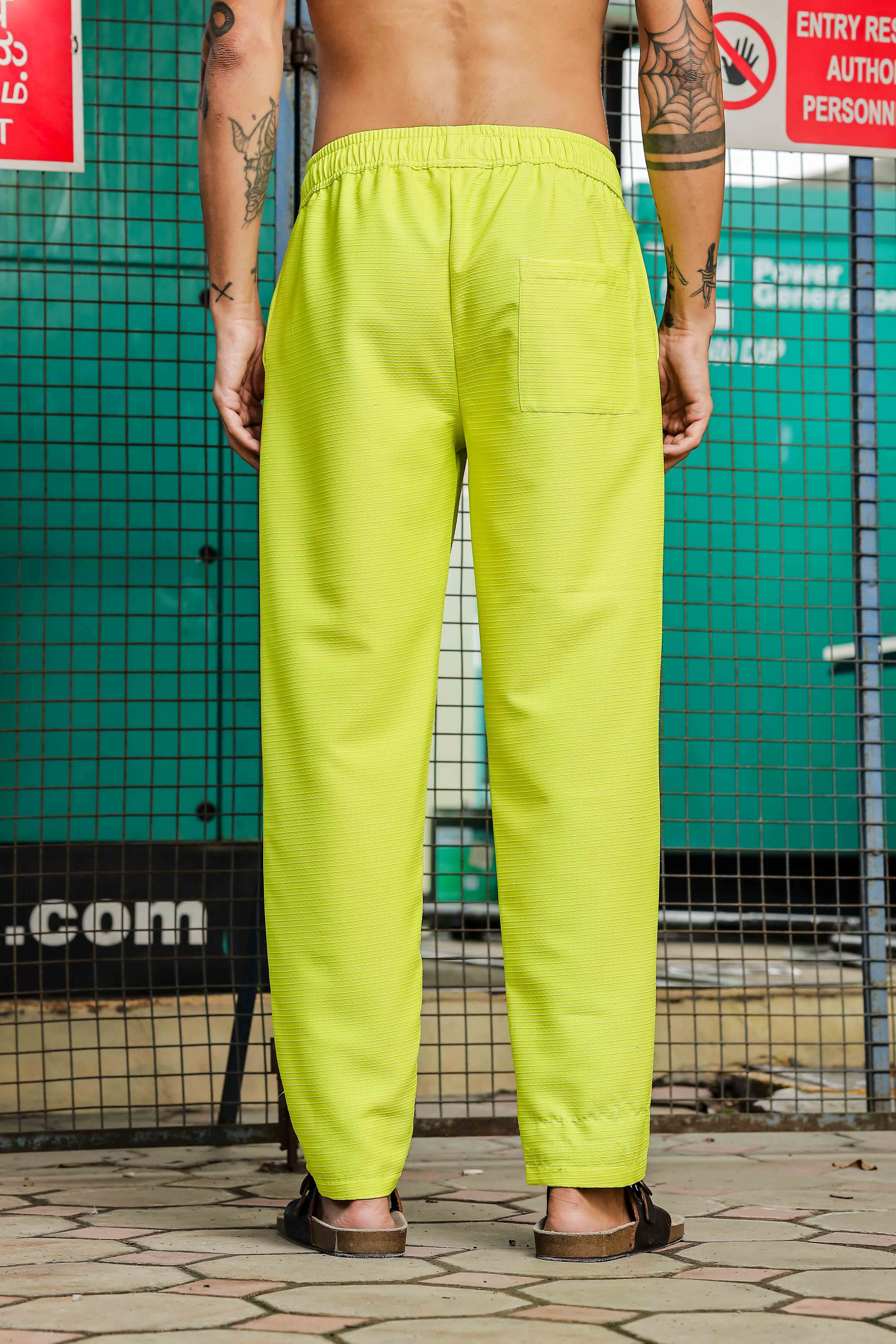 Lime Green Relaxed Fit All Day Pants