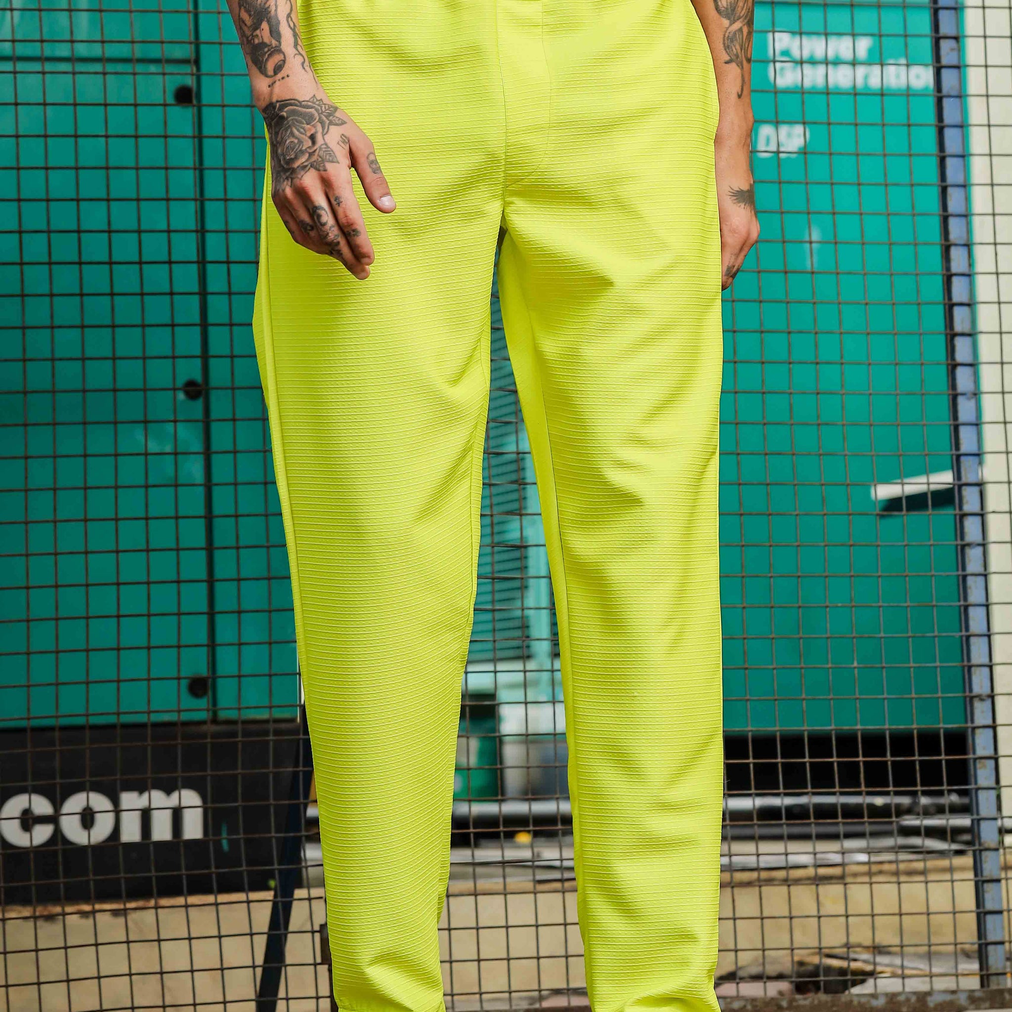 Lime Green Relaxed Fit All Day Pants