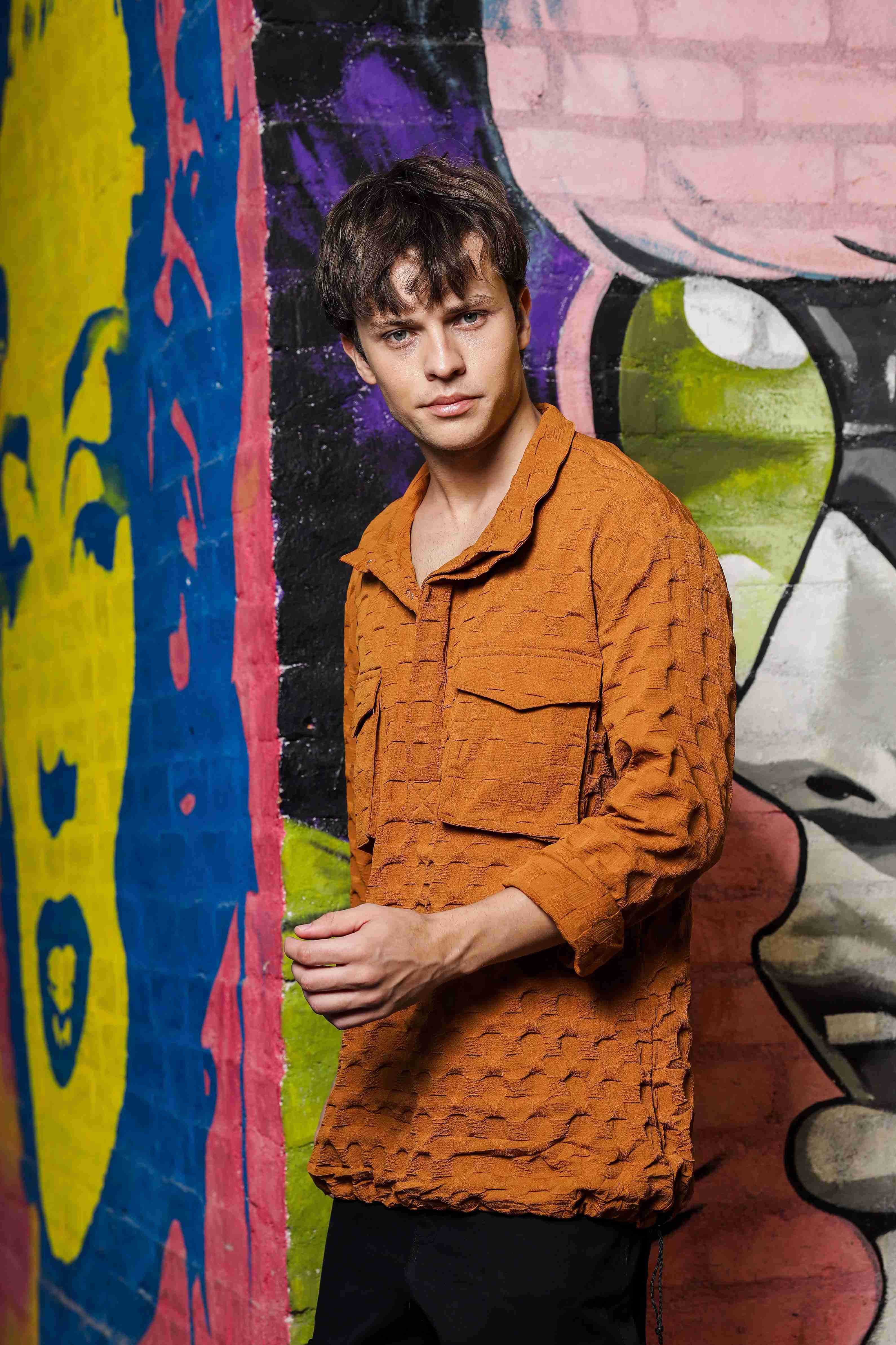 Mustard Oversized Textured Shirt Shacket