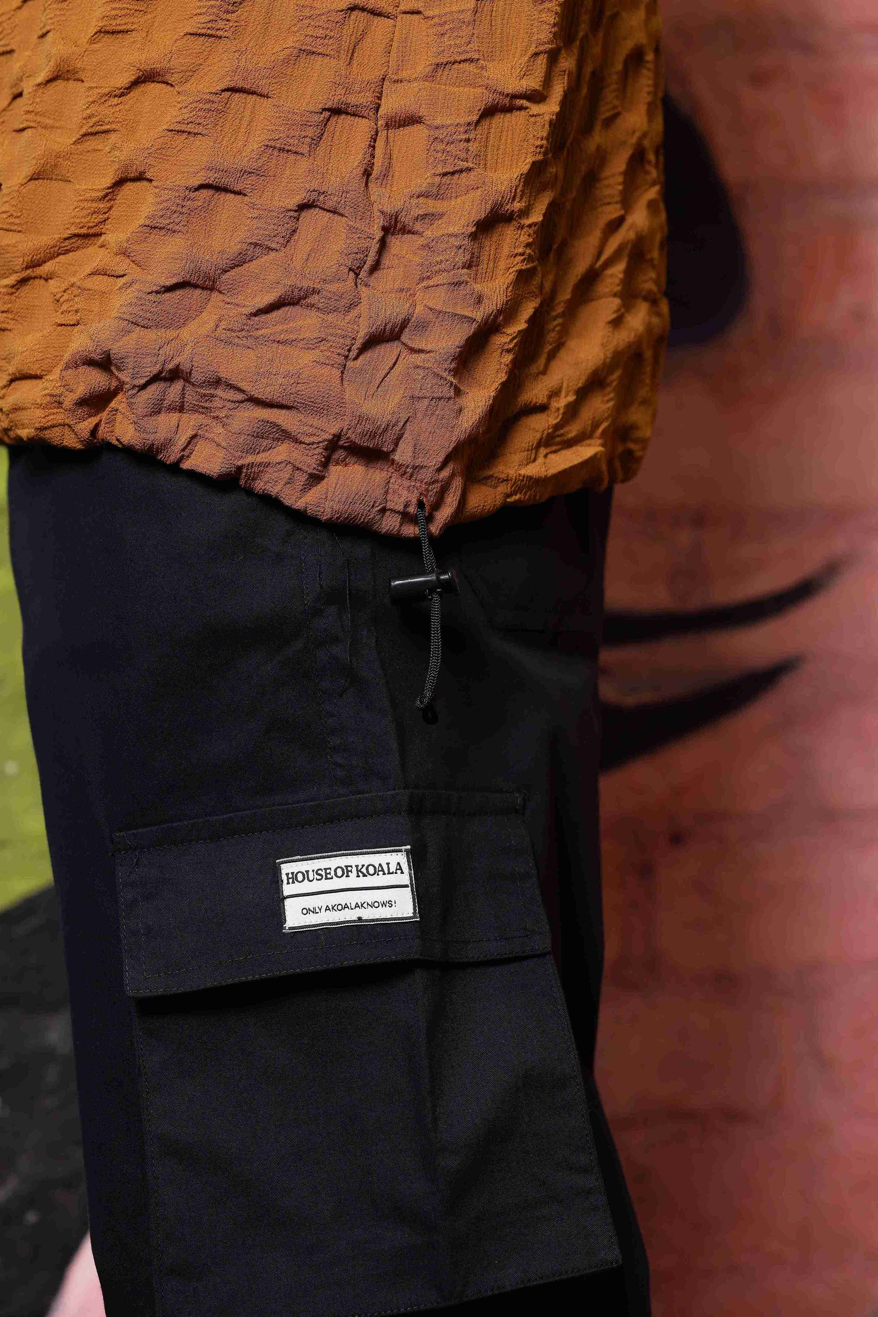 Mustard Oversized Textured Shirt Shacket