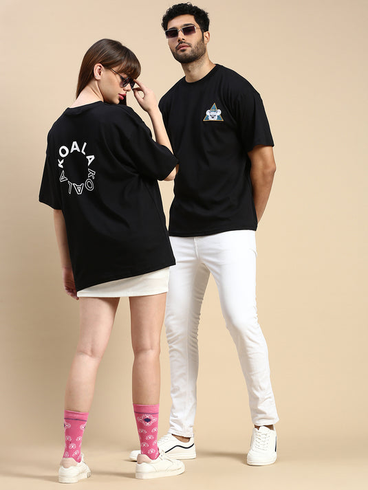 Unisex Oversized Black Tshirt