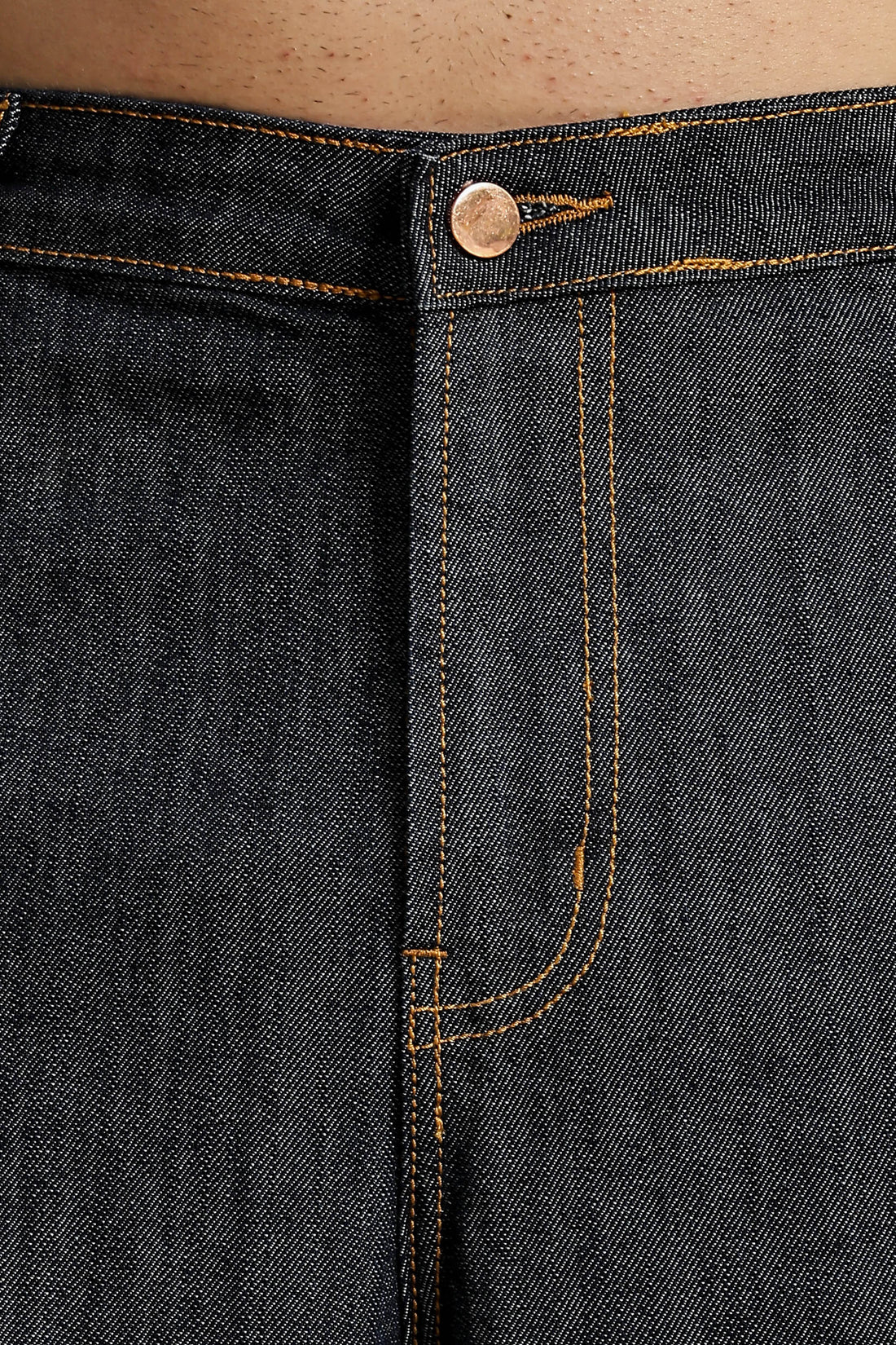 Denim Navy Super Baggy Oversized Fit Denim 6-Pocket Cargo