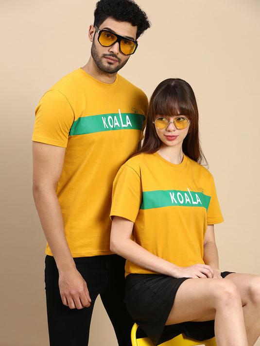 Unisex Relaxed Fit Zóni Yellow TShirt