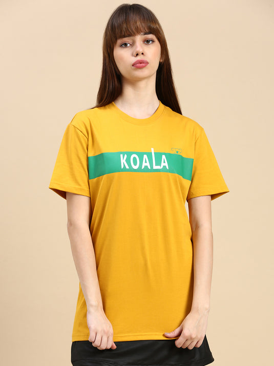 Unisex Relaxed Fit Zóni Yellow TShirt