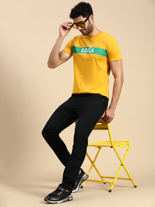 Unisex Relaxed Fit Zóni Yellow TShirt