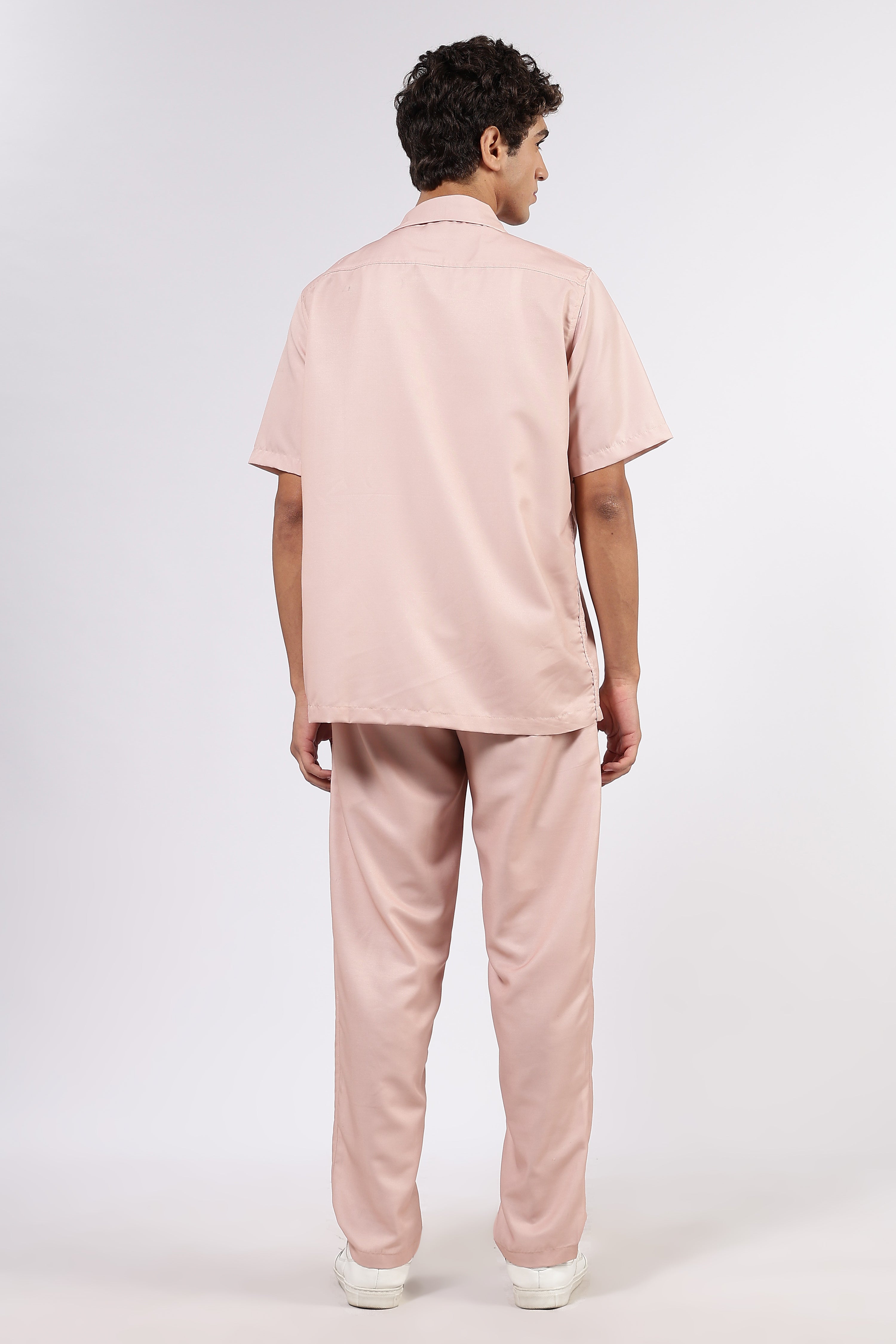 Resort Printed Cuban Shirt & All Day Lounge Pant Relaxed Fit Co-Ord Set